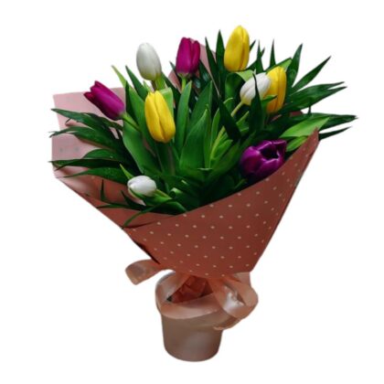 Buchetul cu 9 Lalele – Simplitate cu Stil