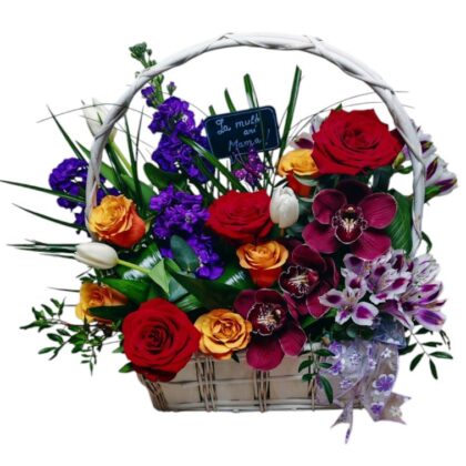 Cosul cu Flori Rafinate