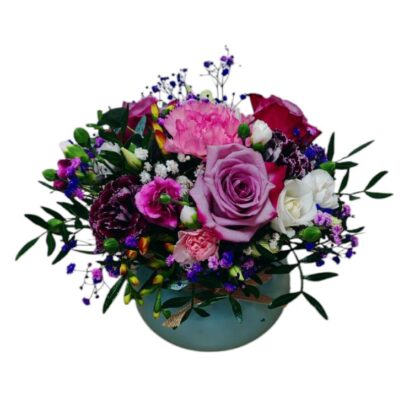 Aranjament in nuante de mov si roz