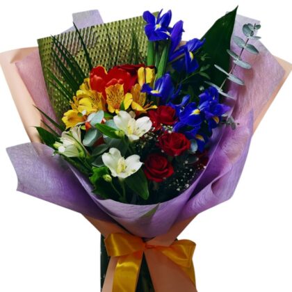 Buchet cu flori de primăvară și suflet