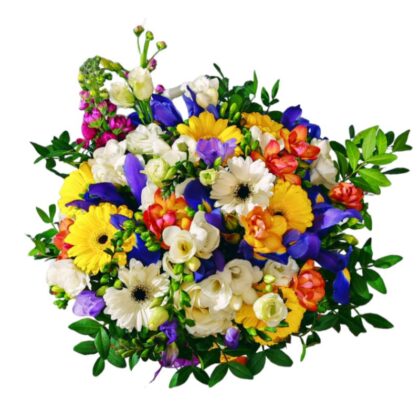 Buchet cu flori parfumate de primăvară