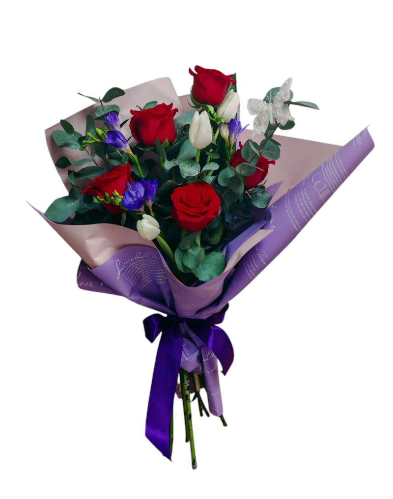 Buchet Rafinat cu Trandafiri Roșii