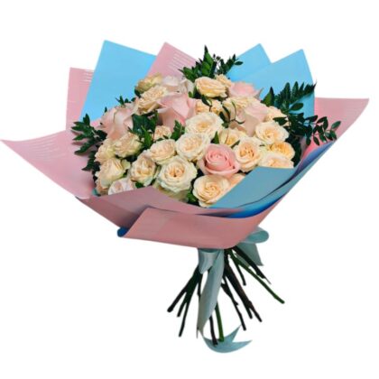 Buchet Romantic în Nuanțe Soft