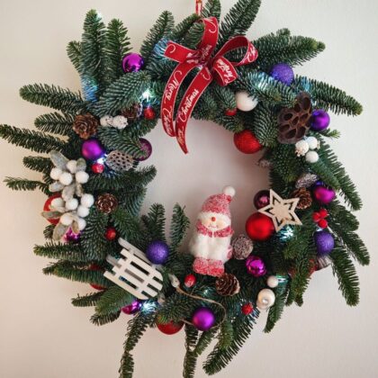 Coroanță nobilis pentru ușă